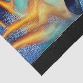 Glanzend Elegant Unique Roos Art Dream Tissuepapier (Detail)