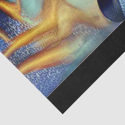 Glanzend Elegant Unique Roos Art Dream Tissuepapier (Detail)