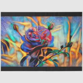 Glanzend Elegant Unique Roos Art Dream Tissuepapier