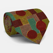 Glanzend Emalie patroon Stropdas (Opgerold)