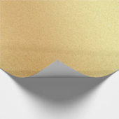 Glanzend Faux Gold Glitter Elegant Modern Cool Gif Cadeaupapier (Hoek)
