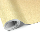 Glanzend Faux Gold Glitter Elegant Modern Cool Gif Cadeaupapier (Rol Hoek)