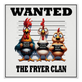 Glanzend Fryer Clan-Poster Perfect Poster