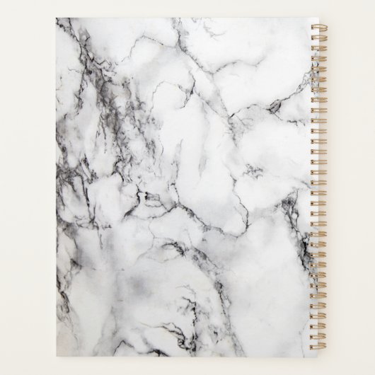 Glanzend gebluste ™-dagbouwer planner (Achterkant)