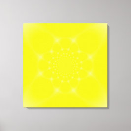 Glanzend Geel Canvas Afdruk