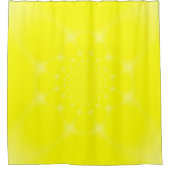 Glanzend Geel Douchegordijn (Voorkant)