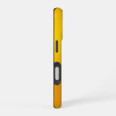 Glanzend geel druppeleffect iPhone 16 hoesje (Rechterkant)