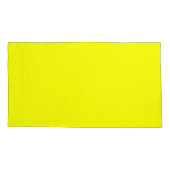 Glanzend Geel Kussensloop (Achterkant-Links)