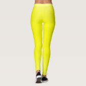 Glanzend Geel Leggings (Achterkant)