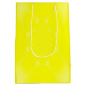 Glanzend Geel Medium Cadeauzakje (Achterkant)