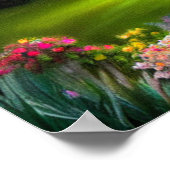 Glanzend Geel Poster (Hoek)