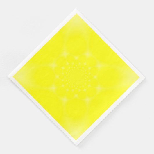 Glanzend Geel Servet (Hoek)