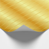 Glanzend glanzend elegante moderne Sjabloon Cadeaupapier (Hoek)