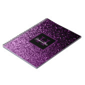 Glanzend glanzend glanzend glanzend glanzend glanz notitieboek (Linkerzijde)