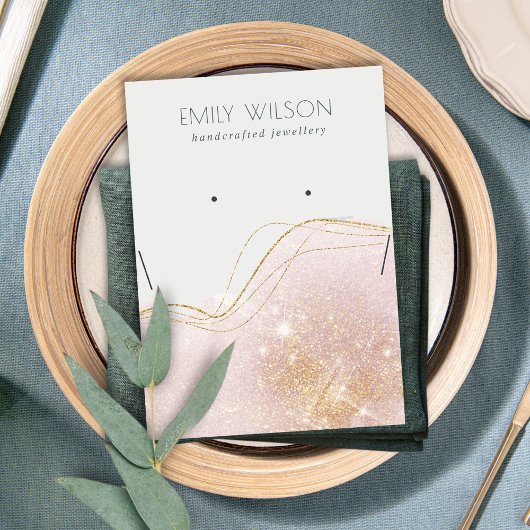 Glanzend glanzend goudglitter die Ketting verdient Visitekaartje