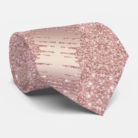 Glanzend glanzend Roos met glanzende Stropdas Gold (Opgerold)