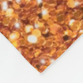 Glanzend glitter fleece deken (Hoek)