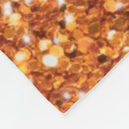 Glanzend glitter fleece deken (Hoek)