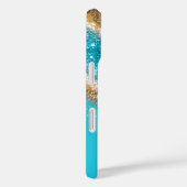 Glanzend Glitter Luipaard Hoortelefoonhoes Ontwerp Case-Mate iPhone Case (Achterkant / Rechts)