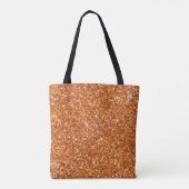 Glanzend glitter tote bag (Achterkant)