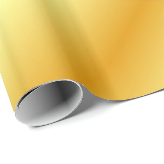 Glanzend Gold Kijk uit Elegant Moderne Sjabloon Go Cadeaupapier (Rol Hoek)