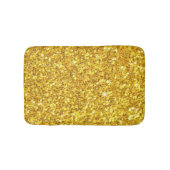 Glanzend goud en witte glitter badmat (Voorkant)