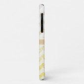 *~* Glanzend Gouden Ombre Glitter Chevron  Lavende Case-Mate iPhone Case (Achterkant/links)