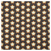 Glanzend Gouden Sterpatroon Stof (Swatch)