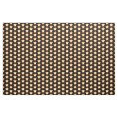 Glanzend Gouden Sterpatroon Stof (Fat Quarter)