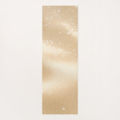 Glanzend Gouden Zand Yogamat (Achterkant)