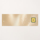 Glanzend Gouden Zand Yogamat (Voorkant (horizontaal))