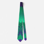 Glanzend groen en Paars ~ origineel ~ Stropdas (Voorkant)