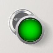Glanzend Groen Rond Ronde Button 5,7 Cm (Voorkant /achterkant)