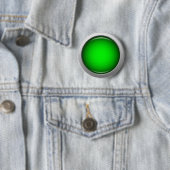 Glanzend Groen Rond Ronde Button 5,7 Cm (In situ)