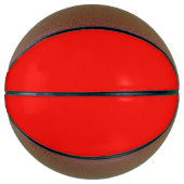 Glanzend, helder rood snoep basketbal (Voorkant)