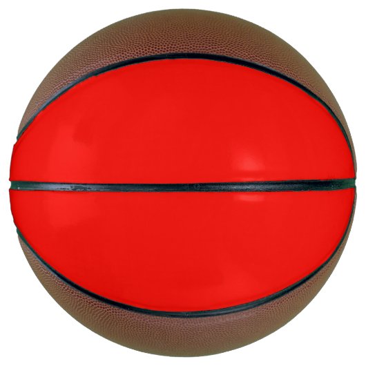 Glanzend, helder rood snoep basketbal (Voorkant)