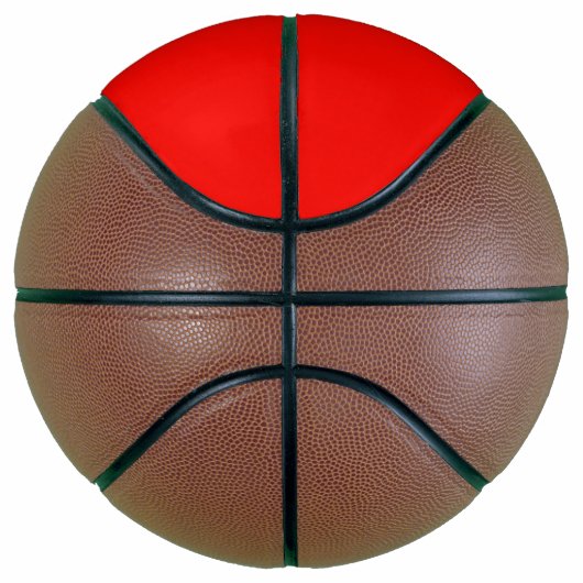 Glanzend, helder rood snoep basketbal (Rechts)
