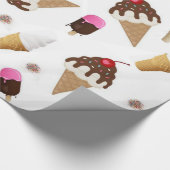 Glanzend inktcrème voor papierpakking cadeaupapier (Hoek)