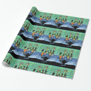 Glanzend Inpakpapier, Afrikaanse Vrouwen Cadeaupapier