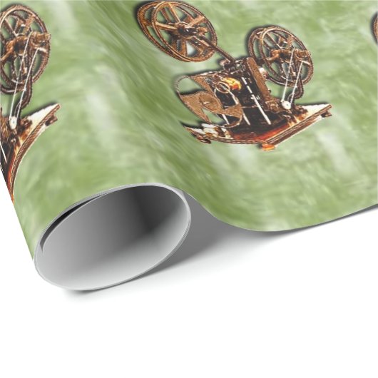 Glanzend Inpakpapier Bloemen (Rol Hoek)