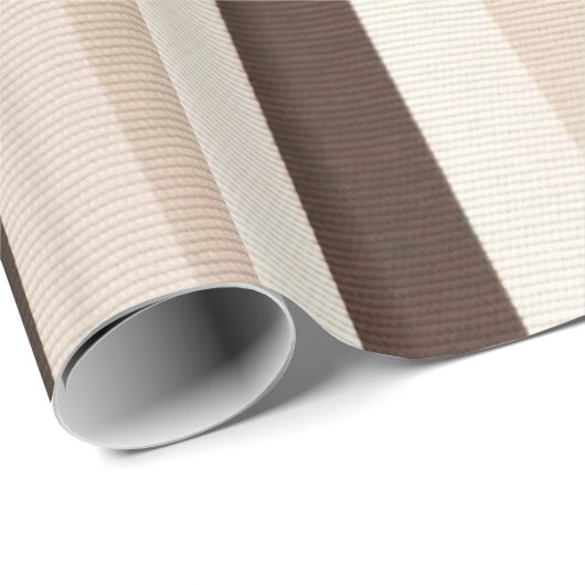 Glanzend inpakpapier bruin beige wit (Rol Hoek)
