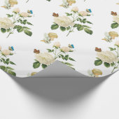 Glanzend Inpakpapier, Engel Rozen Vlinder Cadeaupapier (Hoek)