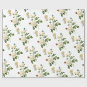 Glanzend Inpakpapier, Engel Rozen Vlinder Cadeaupapier (Vlak)