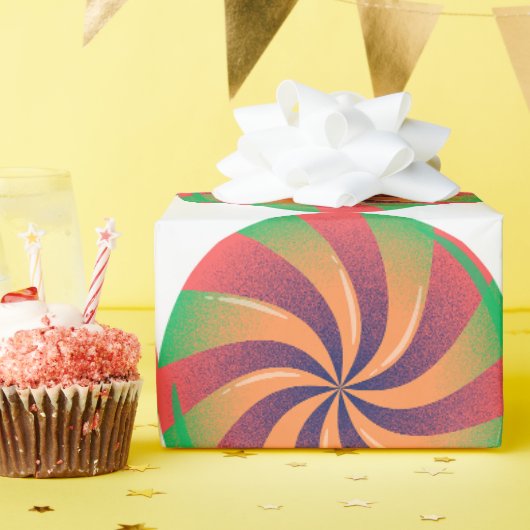 Glanzend Inpakpapier Geschenk Kleur Pirata One let (Verjaardagsfeest)