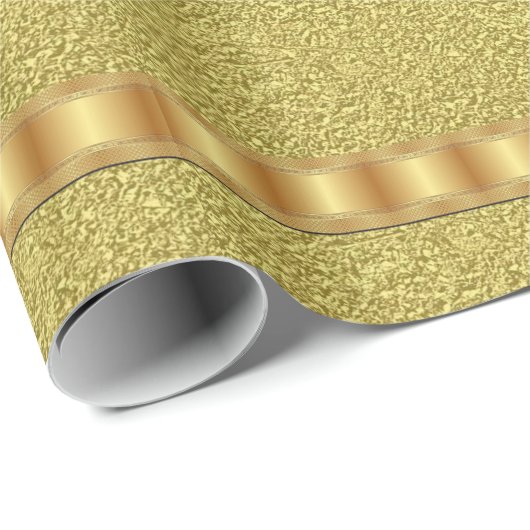 Glanzend Inpakpapier Goud (Rol Hoek)