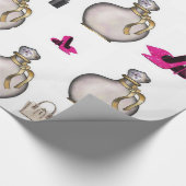 Glanzend inpakpapier parfum (Hoek)