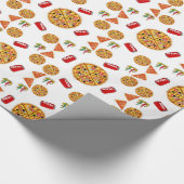 Glanzend Inpakpapier Pizza (Hoek)