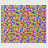 Glanzend inpakpapier puzzel (Vlak)