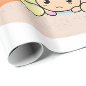 Glanzend Inpakpapier, Strandkatten Vogels Cadeaupapier (Rol Hoek)