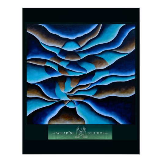 Glanzend 'Island Vibes'-Poster Perfect Poster (Voorkant)